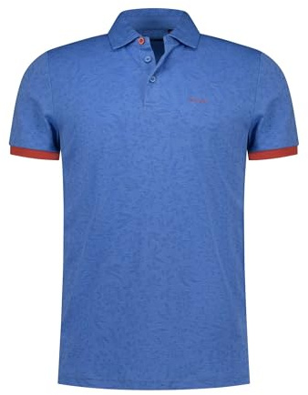New Zealand Auckland Poloshirt für Herren, 55% Baumwolle 45% Polyester, Dekorativer Print, Marineblau oder Navyblau (DE/NL/SE/PL, Alphanumerisch, L, Regular, Regular, Marineblau)