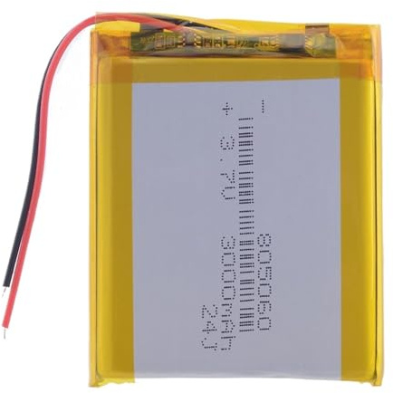 805060 da 3,7 V e 3000 mAh, 1 pezzo