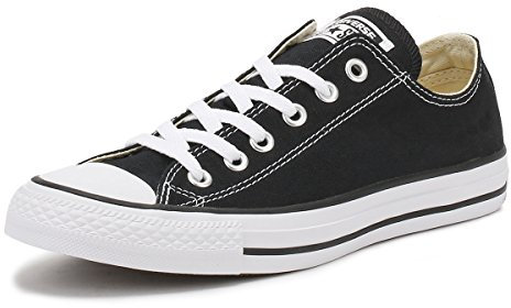 Converse All Star Low Trainers Black Canvas - 3.5 UK