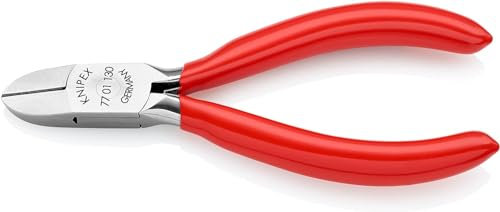 Knipex Elektronik-Seitenschneider mit Kunststoff überzogen 130 mm 77 01 130
