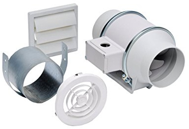 Mixed Flow Duct Fan,6 In. Dia.
