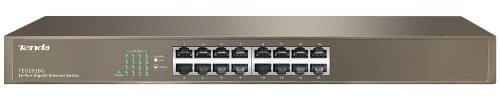 TENDA TEG1016G SWITCH NO ADMINISTRADO GIGABIT ETHERNET (10/100/1000) AZUL 1U