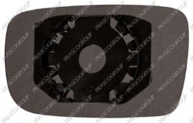 PRASCO Spiegelglas, Außenspiegel TY3207504 links, konvex | Kompatibel mit: TOYOTA YARIS