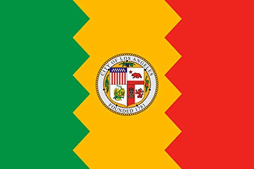 magFlags Drapeau Large Los Angeles, California | drapeau paysage | 1.35m² | 90x150cm
