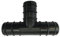 POWERHAUS24 T-Stück Schlauchanschluss mit 3 x Ø 38 mm (6/4)