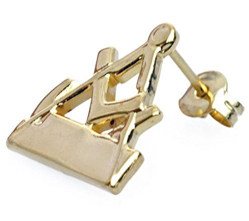 Tischler, Schreiner Ohrstecker, vergoldet, DAKL