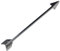 Pain-is-Art Industrial Pfeil in Silber aus 316L Chirurgenstahl Ohrschmuck Ohr Piercing