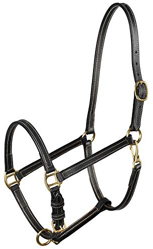 HORZE Fremont Lederhalfter, Schwarz, P