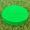 FORZA Flat Disc Markers [10 Pack] - 7” Non Slip Sports Discs - Carry Bag Included (Green)