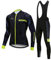 JOGVELO Fahrradbekleidung Set, Radfahren Kleidung Set Thermische Fleece für Herren MTB Fahrrad Bekleidung, M