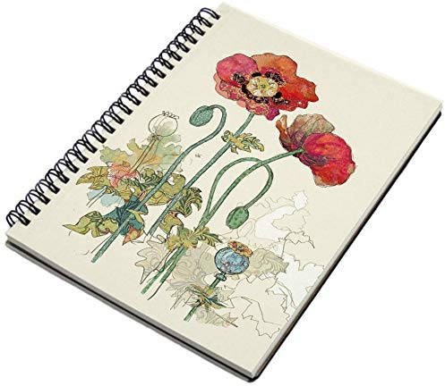 Poppy A6 Spiral Notebook - Bug Art