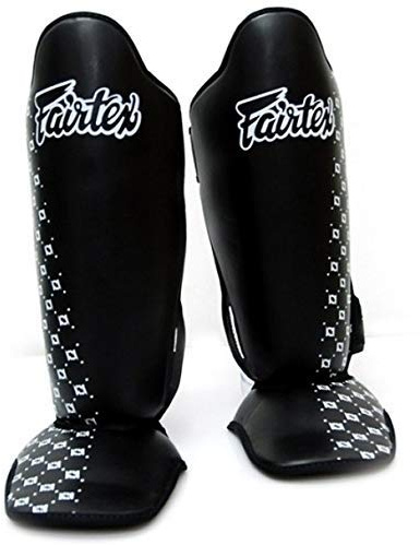 Fairtex Black SP5 Muay Thai Shin Guards