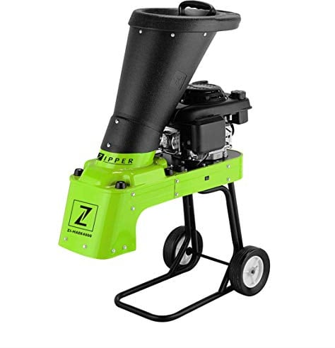 Zipper Häcksler 3kw Benzin 4 Takt ZI-HAEK4000 Grün Gartenhäcksler Metall