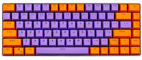 Sunzit Keycaps Gaming, 82 PBT Keycaps Backlight Mechanische Tastatur PBT Tastenkappe für Ajazz AK33 /KANANIC 82/KBT Race 2 (nur Keycaps