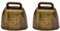 Toyvian Kuhglocke Swiss Gross Glöckchen Metall Vintage Mini Bronze 2pcs Weihnachtsanhänger Bauernhoftiere Kuh Halsband Anhänger Windspiele DIY Christbaumanhänger Party Dekoration Kuhglocke Schweiz