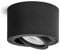linovum SMOL LED Aufbauspot matt schwarz - flach & schwenkbar - Deckenspot inkl. wechselbarem LED Modul 5W neutralweiß 230V