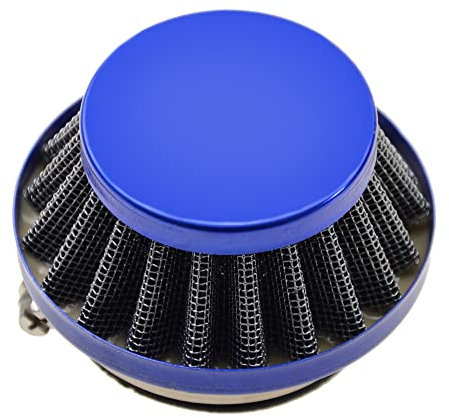 GOOFIT 42-44mm universale Filtro Aria Blu Sostituzione Per 2 Tempi 43cc 47cc 49cc Scooter ATV Mini Pocketbike Mini Quad
