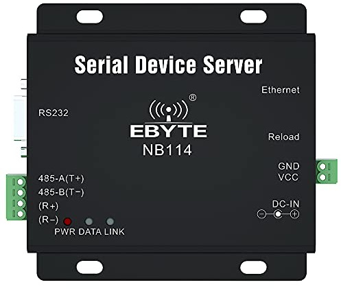 EBYTE UART vers Ethernet Seriall Server RS485/RS232/RS422 vers Ethernet UDP RJ45 CDSENET NB114 Modem de Serveur de périphérique série sans Fil