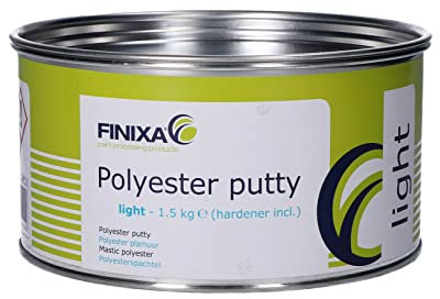 Finixa Mastic polyester léger 1,5 kg + durcisseur polyester multi-usages
