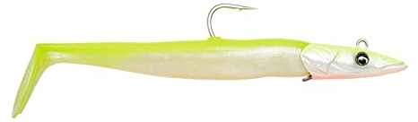 Savage Gear Meeresköder zum Hochseeangeln 27,5cm 275g Sandeel V2 Big Game, Farbe:Lemon Back
