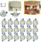 LARS360 LED Deckenspot 3W LED Einbaustrahler Set Einbauspot Spotlight 20 Stück Aluminium Deckenstrahler für Bad Küche Wohnzimmer und Zimmer, Kaltweiß