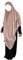 Yaqeen XL Khimar chiffon 3 lagig blickdicht Hijab elegantes 3 Schichten Kopftuch Jilbab Muslima Gebet