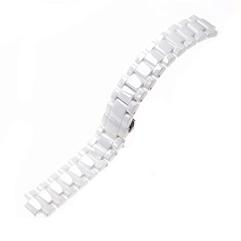CARZE Anwendbar for Armani Ceramic Watch 20mm23mm Weißes Helles Keramikbanduhr AR1424 AR1426 AR1421 AR1425 Uhrenbänder Accessoires ansehen