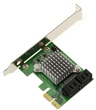 KALEA-INFORMATIQUE Scheda PCI Express PCIe x2 con 4 porte SATA. Chipset Marvell 88SE9230 Hardware Raid 0 1 10
