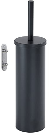 GEDY Taipei Toilet Brush Stainless Steel Black Dimensions: 37.7 x 9.1 x 10 cm and Weight 0.394 kg