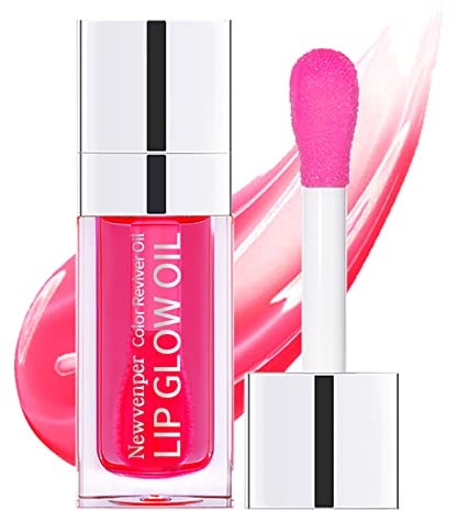 Cherry's Hydrating Lip Glow Oil - Long Lasting Plumping Lip Gloss, Moisturizing Lip Oil Repairing Lines, Prevents Dryness, Cherry Lip Care)