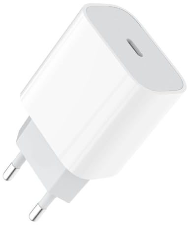 20W USB 3.1 Typ C Ladegerät Adapter passend für Nokia X100 G300 G50 G60 XR20 XR21 X30 5G X20 X10 G20 G22 G10 C32 C30 C20 C22 C12 3.4 6.3 8.3 5G 7.2 6.2 USB-C Haus Steckdose Strom Stecker L77 WEIß