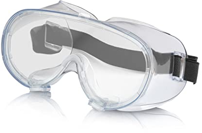 st-center Profi Schutzbrille 50 Stück, transparente Arbeitsschutzbrille, Schleifbrille, Vollsichtbrille, Anti-Beschlag, CE EN166 zertifiziert, kratzfest, universelle Passform, 50 Stück
