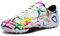 Boys Girls Astro Turf Football Boots Kids Non-Slip Indoor Soccer Shoes Unisex Athletic Football Trainers Sports Shoes
