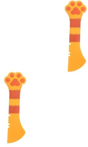 Yardwe 2 Piezas cuchara para conservas de mascotas batidoras de mano tapa de lata de comida para gatos pet feeder cat food wet mini licuadora comida de cuchara de comida para gatos