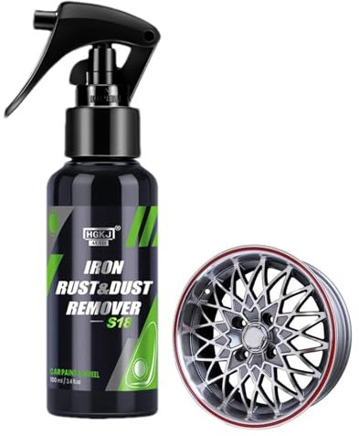 Spray dissolvant de fer, spray antirouille pour métaux - Dissolvant de fer de voiture, spray antirouille pour métal,Spray nettoyant anti-poussière pour voiture, pour moyeu de roue, antirouille, pour m
