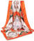 GLORIS Seidenschal Damen 90x90cm Grun Orange Elegante Seidentuch Haare Seidentuch Damen Halstuch Damen Elegant Satintuch Halstuch Seide Bandana Tuch Kopftücher Damen Ansatz Scarf