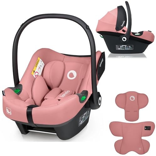 LIONELO ASTRID silla de coche para bebés 40-87 cm i-Size puntos protección lateral Portabebés, Orientación trasera cinturón de seguridad de 3