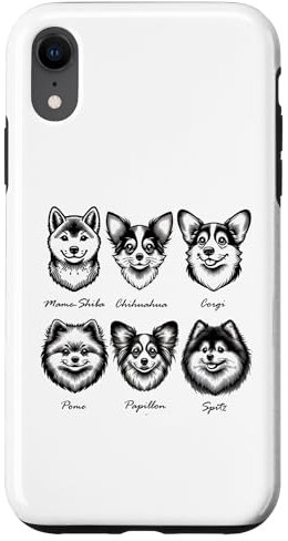 Hülle für iPhone XR 6 Arten von Hunden