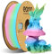 EONO Matte Regenbogen PLA Filament 1.75 mm für 3D Drucker Shiny Hochglanz 3D Drucker Filament 1,75 PLA 1kg(2,2lbs), Maßgenauigkeit +/- 0.03mm, Matte Regenbogen