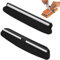Schleifhilfe Messer,2 Stück Schleifhilfe Set Messer Schleifhilfe15 Grad Schärfhilfe Winkelhalter für Schleifstein Anfänger für Schärfen Messer Schärfen Gerät Winkelführung für Schleifstein, Schwarz