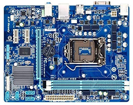 XYYZXKL Placas Base de Ordenador Placa Base De La Computadora Fit For Gigabyte GA-H61M-S1 Tablero De Escritorio H61M-S1 H61 Socket LGA 1155 DDR3 Micro-ATX