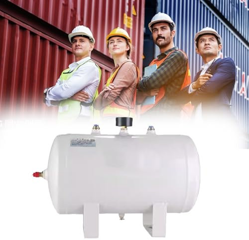 Réservoir de compresseur d'air haute pression pour usage industriel, portable et antirouille avec jauge et vanne de vidange