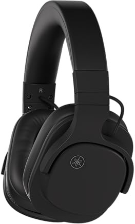 Yamaha YH-L500A Wireless Over-Ear Headphones - Soundfield Mode, Lightweight, Bluetooth Multipoint, aptX Adaptive, Google Fast Pair (Black)