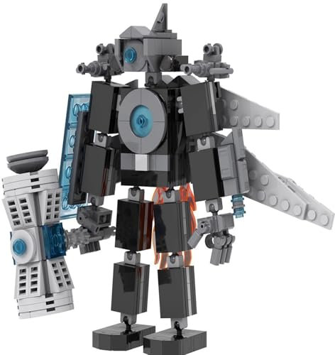 YUTVTNPUKM Building Blocks Figures Toy Toilet Titan Cameraman Speakerman Clock TV Man Game Upgraded Action Mutant Model Funny Ideas Collectible Birthday Gift Skibidi Buildable Brick Adults Kids A