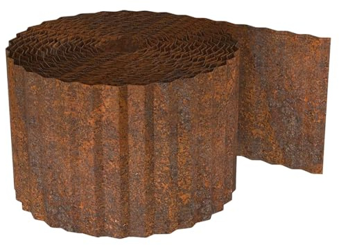 Bordure paysagère, bord de jardin – Clôtures métalliques flexibles ondulées pour gravier, terrasse, piscine, aire de jeux, parterre de fleurs, allée, mur