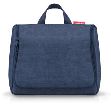 reisenthel toiletbag XL Twist Navy - praktischer Kulturbeutel mit Haken, wasserabweisendes Material