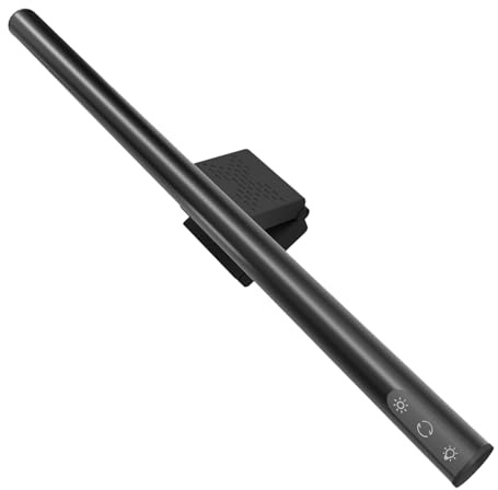 RSBYE Monitor Lampe LED Monitor Light Bar Screenbar Monitorlampe Monitor Licht Bildschirmlampe Monitor Beleuchtung Bildschirm Lampe für PC Monitor Curved & Flach 44cm Aluminium Augenschonend (Touch)