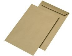 Elepa - rössler kuvert 38106/7 Versandtaschen C4 naßklebend, ohne Fenster, braun
