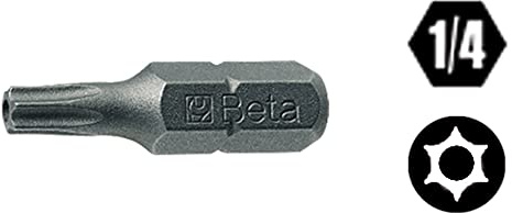 Beta Tools 861 rtx27-bit TORXÂ ® Com GUIA, 1/4 
