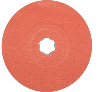PFERD 722343 Fiberschleifer CC-FS, Combiclick, Ausführung Korund A-Cool, 180 Korngröße, 125mm, 25 Stück